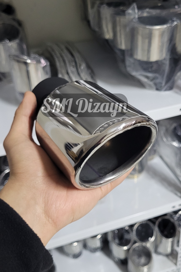 90mm tekli egzoz ucu