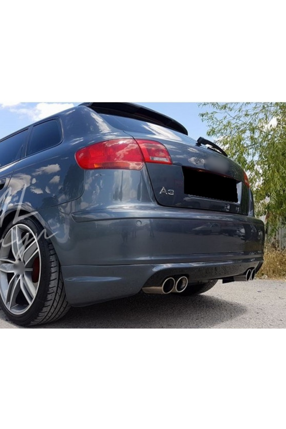 Audi a3 8p coupe arka ek difüzör rear diffuser