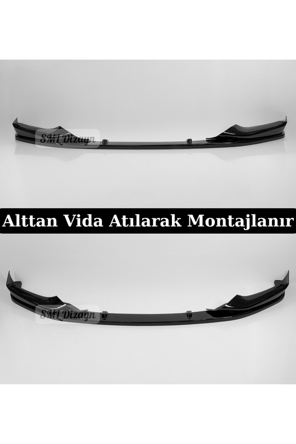 Upgrade your BMW G30 M Sport (2017-2020) with a Piano Black Vacuum Plastic Front Lip. Perfect fitment, M Performance style, high-speed stability!