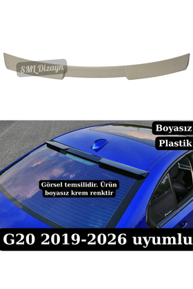 bmw g20 cam üstü spoiler