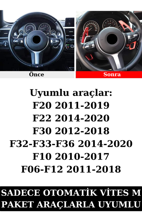 F20-F22-F30-F32-F33-F36-F10 M Sport F1 Vites Kulakçığı