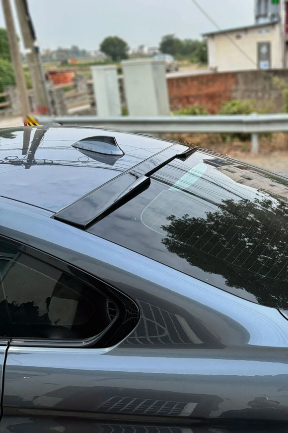 F36 Cam Üstü Spoiler 2014-2020 Parlak Siyah F36 Tavan Spoyler Spoylır Çıta Plastik