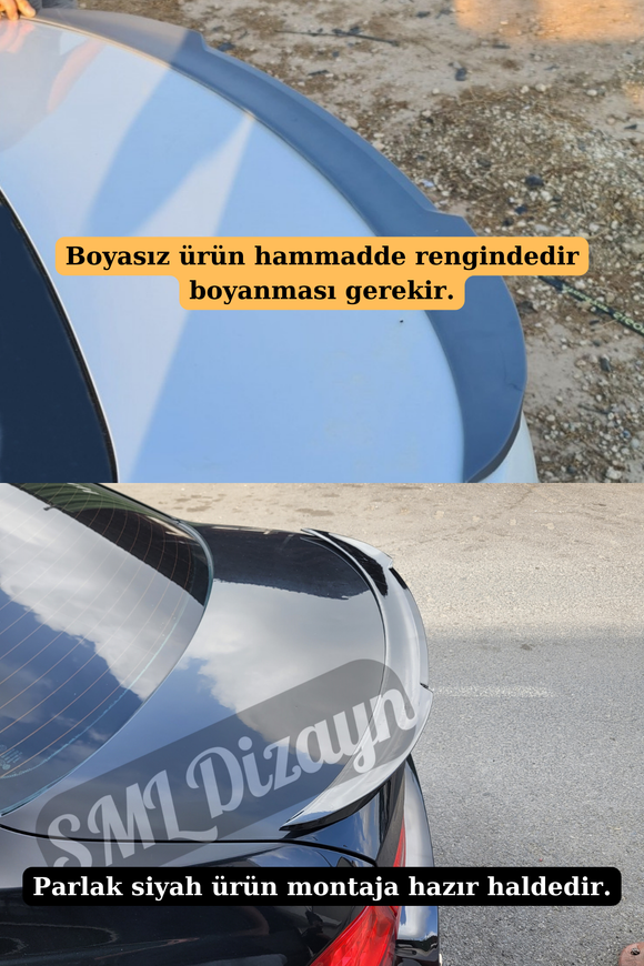 Bmw e90 bagaj üstü yarasa spoiler