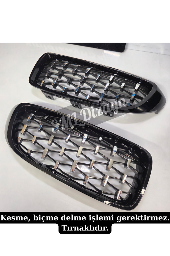 2014-2015-2016-2017-2018-2019-2020 bmw f32-f33-f36 diamond ön panjur böbrek