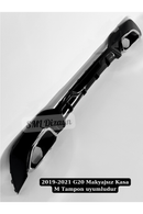 rear diffuser lip and exhaust tips 340i bmw g20 