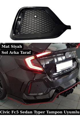 civic fc5 typer arka sis çerçevesi