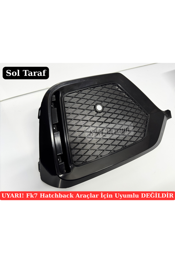 rear fog light cover for civic 10th gen sedan typer bumper