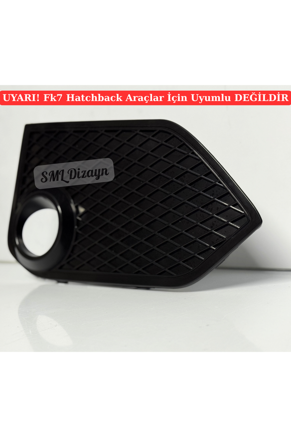 front fog cover for civic 10th gen type r bumper