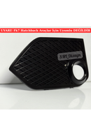 front fog light cover for civic 10th gen sedan typer bumper