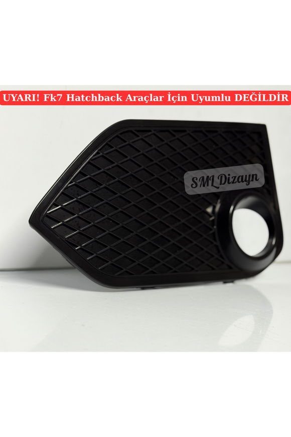 front fog light cover for civic 10th gen sedan typer bumper