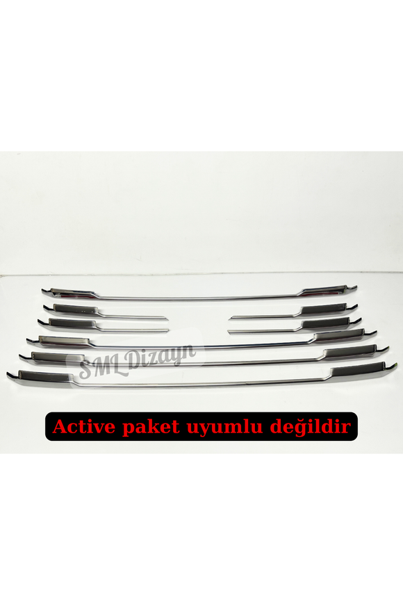 courier ön panjur kromları