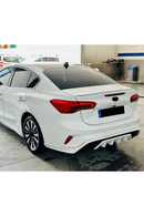 ford focus 4 sedan arka ek tampon difüzör difizör difrizör difrüzör