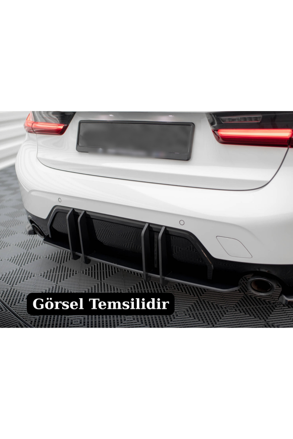 rear diffuser splitter for bmw g20 lci m sport