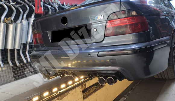 E39 ile uyumlu Sağ-Sol Çift Çıkış M5 Difüzör 1995-2003