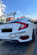 rear lower brake tail light reflex lamb for 2016-2017-2018-2019-2020-2021 honda civic sedan 10th gen