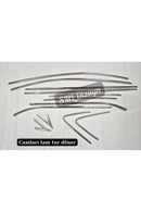 leon mk3-mk3.5 krom cam çıtası