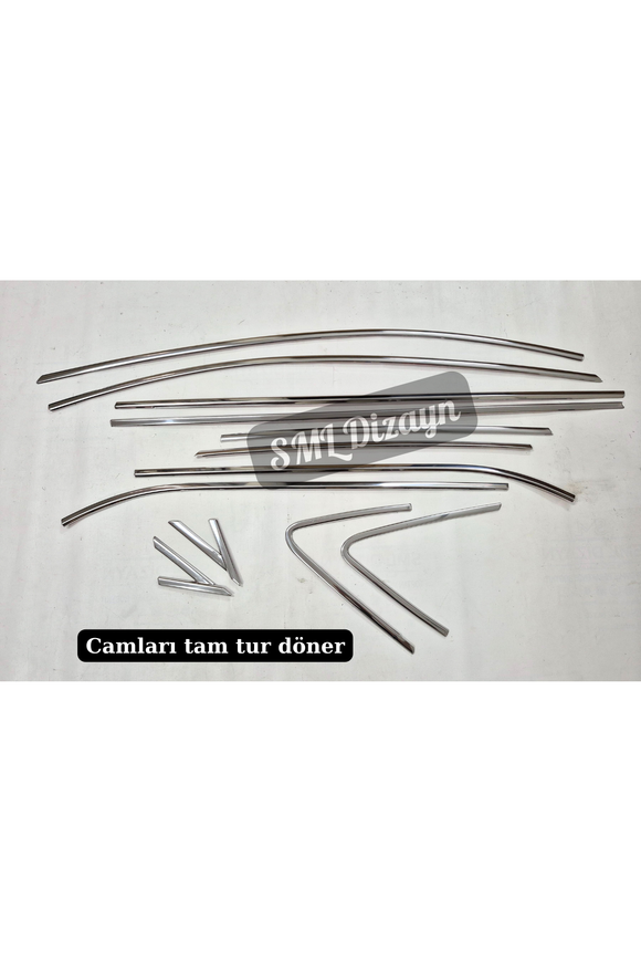 leon mk3-mk3.5 krom cam çıtası