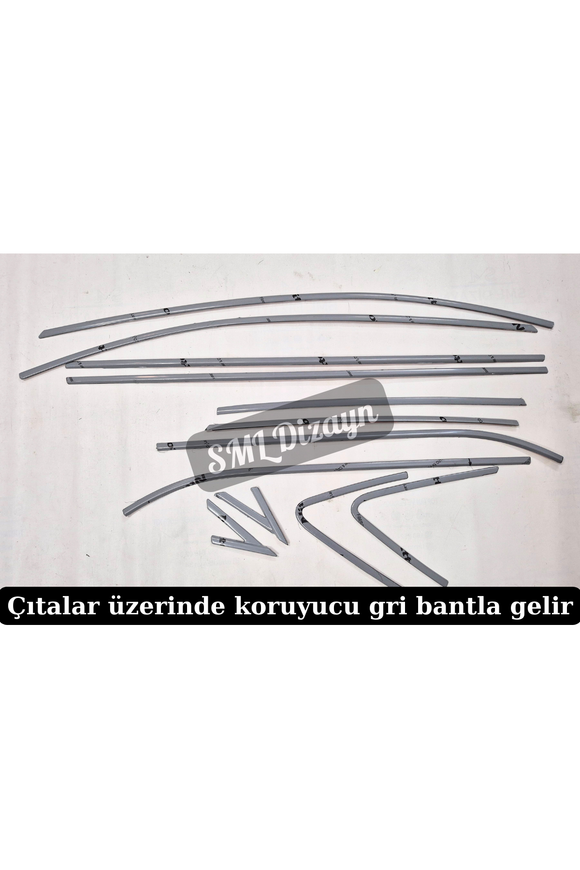 leon mk3-mk3.5 krom cam çıtası