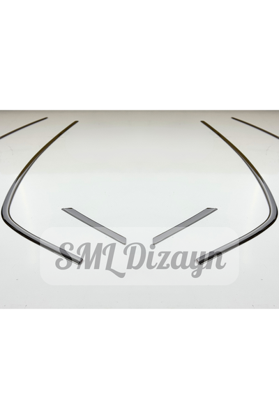 megane 4 krom cam çıtası