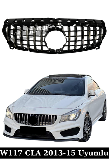 mercedes w117 cla gtr ön panjur gümüş