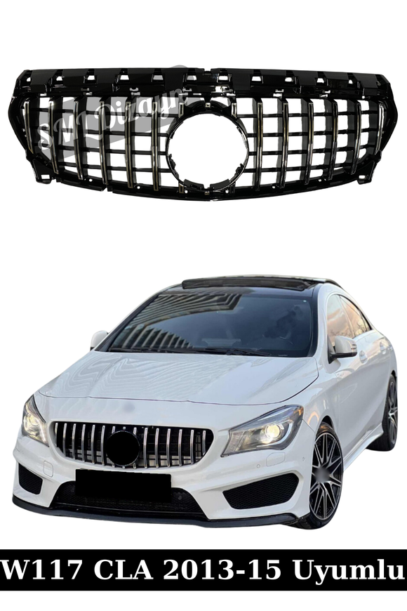 mercedes w117 cla gtr ön panjur gümüş