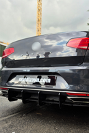 rear diffuser splitter for passat b8 sedan