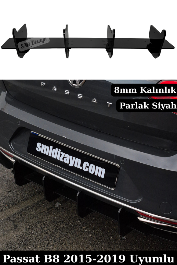 passat b8 difüzör splitter