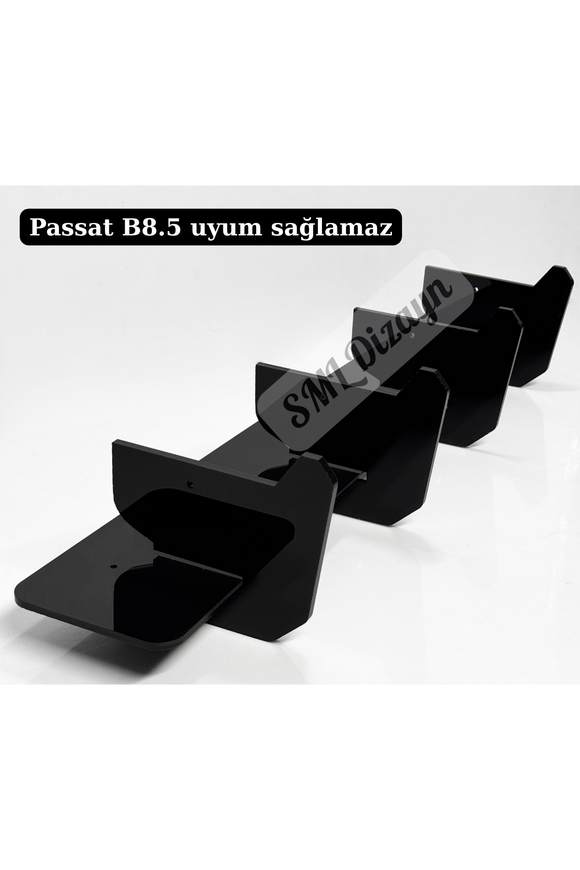 passat b8 arka difüzör splitter flap