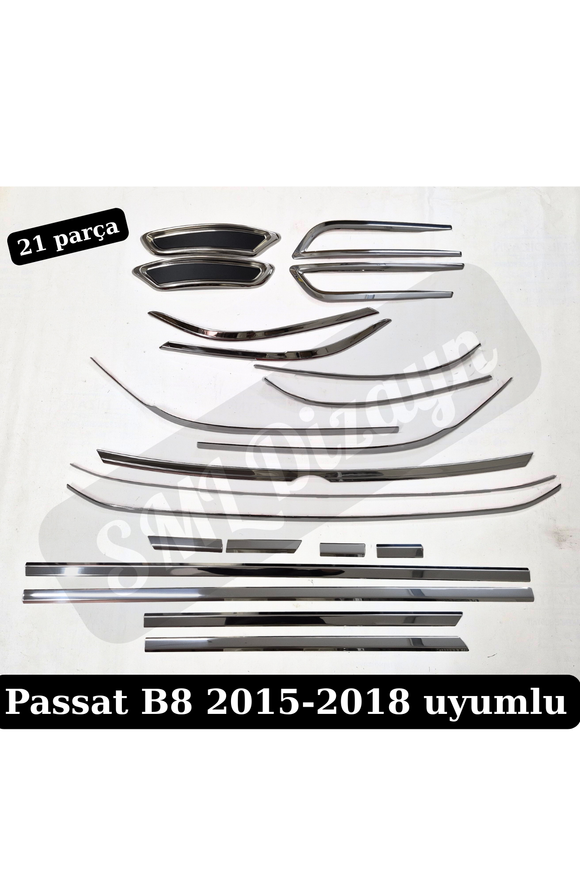 passat b8 full krom set