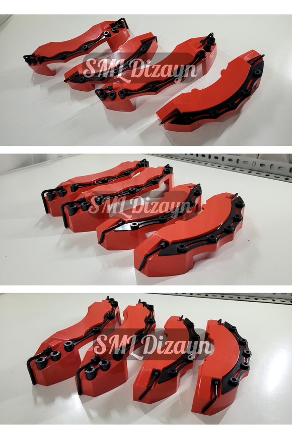 universal kırmızı kaliper kapağı