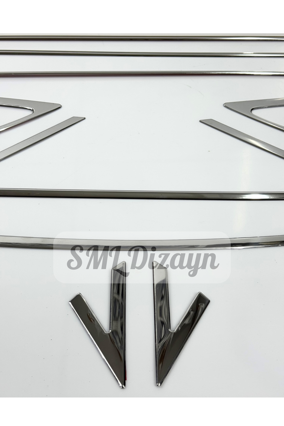 chrome window trims for accent blue
