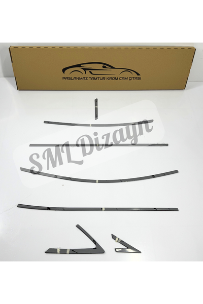 accent blue krom cam çıtası