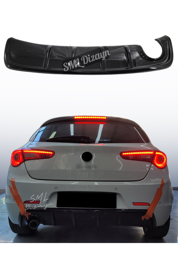 alfa romeo giulietta arka tampon difüzör 