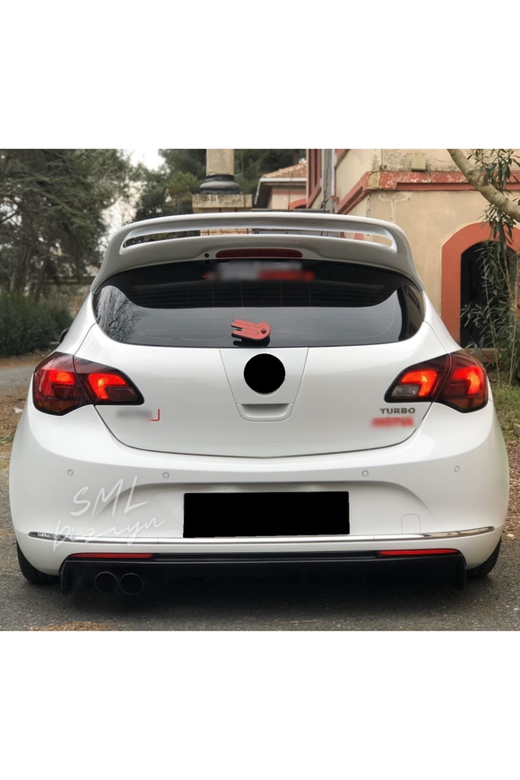 opel astra j rear diffuser