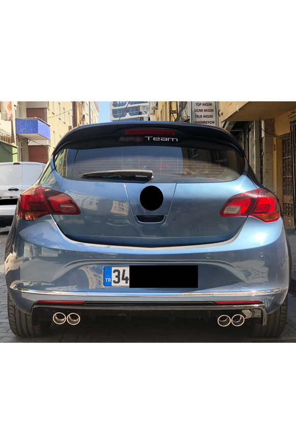 astra j hatchback arka alt ek difüzör