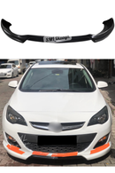 front lip spoiler splitter for opel astra j 2012-2013-2014-2015-2016-2017-2018-2019-2020