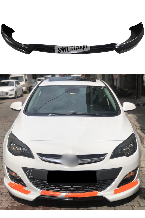 front lip spoiler splitter for opel astra j 2012-2013-2014-2015-2016-2017-2018-2019-2020