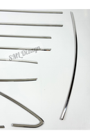 chrome window trims for opel astra j sedan