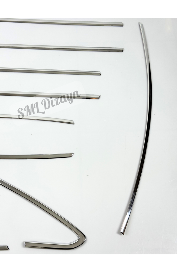 chrome window trims for opel astra j sedan