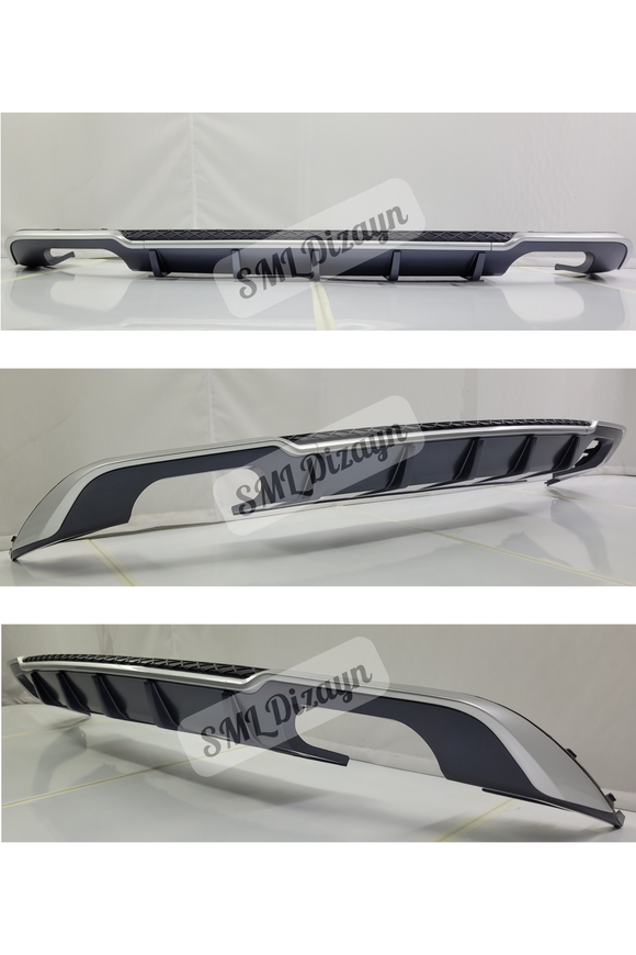 rear diffuser spoiler for audi a3 8v facelift sedan 