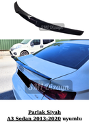 audi a3 8v sedan bagaj üstü yarasa spoiler