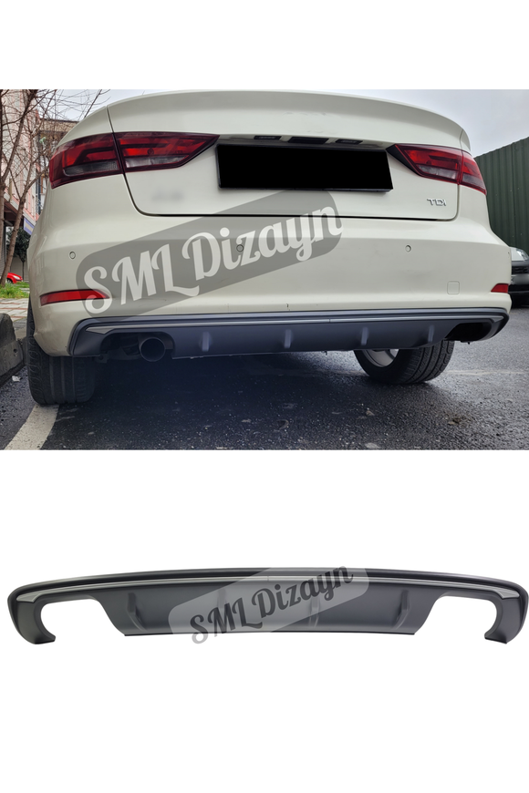 rear diffuser for a3 sedan 8v 2013-2014-2015-2016
