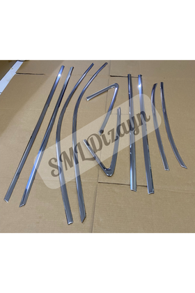 chrome window trim sill molding strip for audi a3 8v sedan