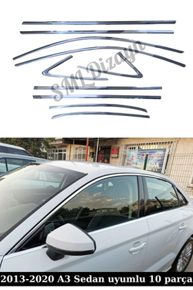 audi a3 8v krom cam çıtası