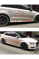 side skirts lip for audi a3 sedan 2013-2014-2015-2016-2017-2018-2019-2020