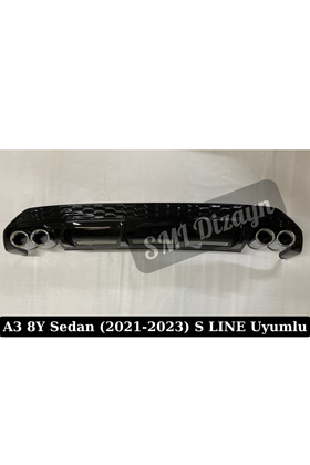 audi a3 8y sedan difüzör difizör