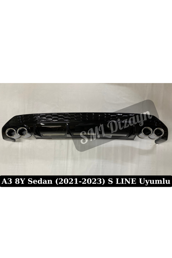 audi a3 8y sedan difüzör difizör