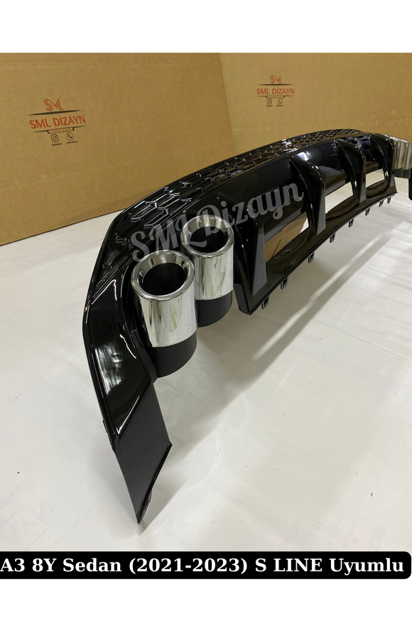 2021-2022-2023 audi a3 8y sedan difüzör difizör
