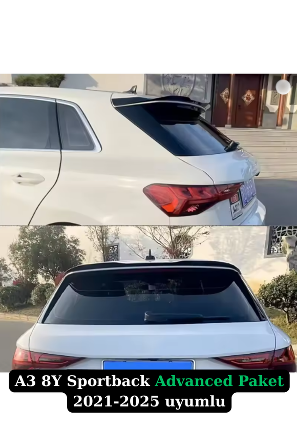 audi a3 bagaj üstü spoyler spoylır