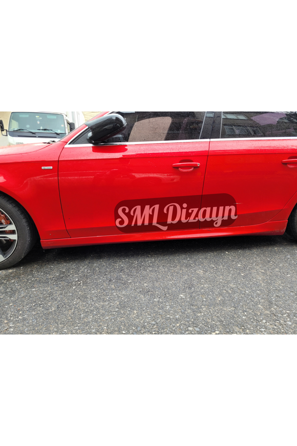 side skirts lip for audi a4 2008-2009-2010-2011-2012-2013-2014-2015